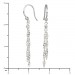 Silberdream SilberDream Ohrringe 2-Kettchen Zirkonia 925 Silber Ohrhänger SDO560