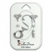 Silberdream SilberDream Ohrringe 3er Set Ginkgo, Zirkonia, Creole Zirkonia 925er SDS612WJ