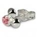Silberdream SilberDream Ohrringe Blümchen Rosa 925 Silber Ohrstecker SDO530P