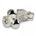 Silberdream SilberDream Ohrringe Blümchen Weiß 925 Silber Ohrstecker SDO530W