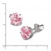Silberdream SilberDream Ohrringe Blume 6mm Zirkonia Rosa Silber Ohrstecker SDO736A