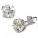 Silberdream SilberDream Ohrringe Blume 6mm Zirkonia weiß Silber Ohrstecker SDO736W