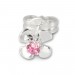 Silberdream SilberDream Ohrringe Blume Rosa 925 Silber Ohrstecker SDO508P