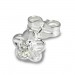 Silberdream SilberDream Ohrringe Blume Zirkonia Weiß 925 Silber Ohrstecker SDO543W