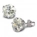 Silberdream SilberDream Ohrringe Blume Zirkonia weiß 925 Silber Ohrstecker SDO738W