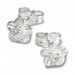 Silberdream SilberDream Ohrringe Blume Zirkonia weiß 925 Silber Ohrstecker SDO543W