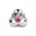 Silberdream SilberDream Ohrringe Blüte Zirkonia Pink 925 Silber Ohrstecker SDO529R