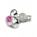 Silberdream SilberDream Ohrringe Blüte Zirkonia Pink 925 Silber Ohrstecker SDO529R