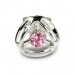 Silberdream SilberDream Ohrringe Design Zirkonia Rosa 925 Silber SDO528P