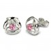Silberdream SilberDream Ohrringe Design Zirkonia rosa 925 Silber SDO528P
