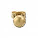 Silberdream SilberDream Ohrringe Kugel 925 Sterling Silber Gold Ohrstecker SDO597Y5S