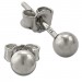 Silberdream SilberDream Ohrringe Kugel 925 Sterling Silber Ohrstecker SDO597J4S