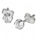 Silberdream SilberDream Ohrringe Kugel weiß 925 Silber Ohrstecker SDO533W