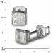 Silberdream SilberDream Ohrringe Quadrat Zirkonia Weiß Silber Ohrstecker SDO704W