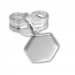 Silberdream SilberDream Ohrringe Sechseck 925er Silber Ohrstecker SDO538