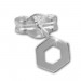 Silberdream SilberDream Ohrringe Sechseck Offen 925er Silber Ohrstecker SDO541