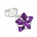 Silberdream SilberDream Ohrringe Stern Zirkonia Amethyst 925 Silber SDO513V