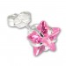 Silberdream SilberDream Ohrringe Stern Zirkonia Rosa 925 Silber SDO513P