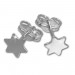 Silberdream SilberDream Ohrringe Sternchen 925 Sterling Silber Ohrstecker SDO540