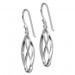 Silberdream SilberDream Ohrringe verschlungenes Oval 925 Silber Ohrhänger SDO8803