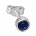Silberdream SilberDream Ohrringe Zirkonia Blau 925 Silber Ohrstecker SDO503B