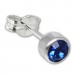 Silberdream SilberDream Ohrringe Zirkonia Blau 925 Silber Ohrstecker SDO503B