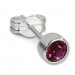 Silberdream SilberDream Ohrringe Zirkonia Fuchsia 925 Silber Ohrstecker SDO503A