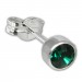 Silberdream SilberDream Ohrringe Zirkonia Grün 925 Silber Ohrstecker SDO503G