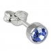 Silberdream SilberDream Ohrringe Zirkonia Hellblau 925 Silber Ohrstecker SDO503H