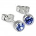 Silberdream SilberDream Ohrringe Zirkonia hellblau 925 Silber Ohrstecker SDO503H