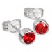 Silberdream SilberDream Ohrringe Zirkonia rot 925 Silber Ohrstecker SDO503R