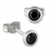 Silberdream SilberDream Ohrringe Zirkonia schwarz 4mm 925 Silber Ohrstecker SDO5534S