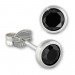 Silberdream SilberDream Ohrringe Zirkonia schwarz 5mm 925 Silber Ohrstecker SDO5535S