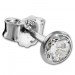 Silberdream SilberDream Ohrringe Zirkonia Weiß 5mm 925 Silber Ohrstecker SDO9205W