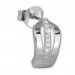 Silberdream SilberDream Ohrstecker 12 Zirkonia Weiß 925er Silber Damen Ohrring SDO4273W