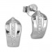 Silberdream SilberDream Ohrstecker 12 Zirkonia weiß 925er Silber Damen Ohrring SDO4273W