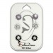 Silberdream SilberDream Ohrstecker 3er Set Blümchen Zirkonia 925er Ohrring SDS615FW
