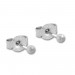 Silberdream SilberDream Ohrstecker 3er Set Kugel Matt 925 Silber Ohrring SDS811M