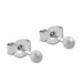Silberdream SilberDream Ohrstecker 3er Set Kugel Matt 925 Silber Ohrring SDS811M
