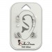 Silberdream SilberDream Ohrstecker 3er Set Ring, Zirkonia, Schwan 925er Ohrring SDS606WJ