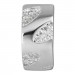 Silberdream SilberDream Ohrstecker Blätter Zirkonia Weiß 925 Silber Damen Ohrring SDO4274W