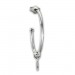 Silberdream SilberDream Ohrstecker Creole Rund 925 Sterling Silber Damen SDO6701J
