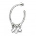 Silberdream SilberDream Ohrstecker Creole Sterne 925 Sterling Silber Damen SDO6702J