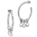 Silberdream SilberDream Ohrstecker Creole Sterne 925 Sterling Silber Damen SDO6702J