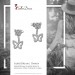 Silberdream SilberDream Ohrstecker Dangle Ear Cuff Schmetterling 925 Silber Ohrringe GSO448W