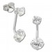 Silberdream SilberDream Ohrstecker Dangle Zirkonia Rund weiß 925 Silber SDO8511W