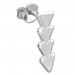 Silberdream SilberDream Ohrstecker Dreiecke 925 Sterling Silber Damen Ohrrring SDO8218J