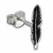 Silberdream SilberDream Ohrstecker Feder 925 Sterling Silber Ohrring SDO8207J