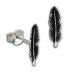 Silberdream SilberDream Ohrstecker Feder 925 Sterling Silber Ohrring SDO8207J