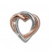 Silberdream SilberDream Ohrstecker Herz Rose Vergoldet 925 Silber Damen Ohrringe SDO452E